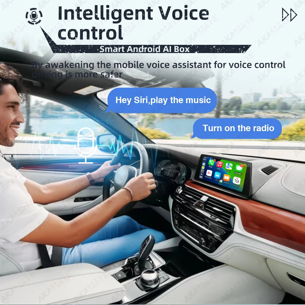 Wireless CarPlay for BMW ID6 ID7 ID8 ID9 OEM Wired to Wireless Android Auto AI Box Intelligent System Android 13 4+64GB 8+256GB