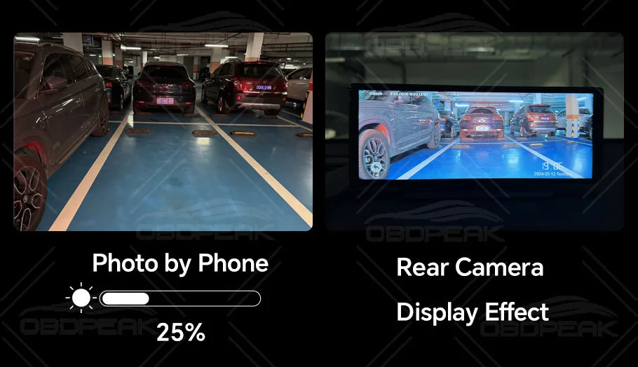 FHD 1920x1080P Car Rear View Camera Waterproof 2.5MM Jack Back Reverse Camera Parking Assistance for DVR Dashcam T30 K50