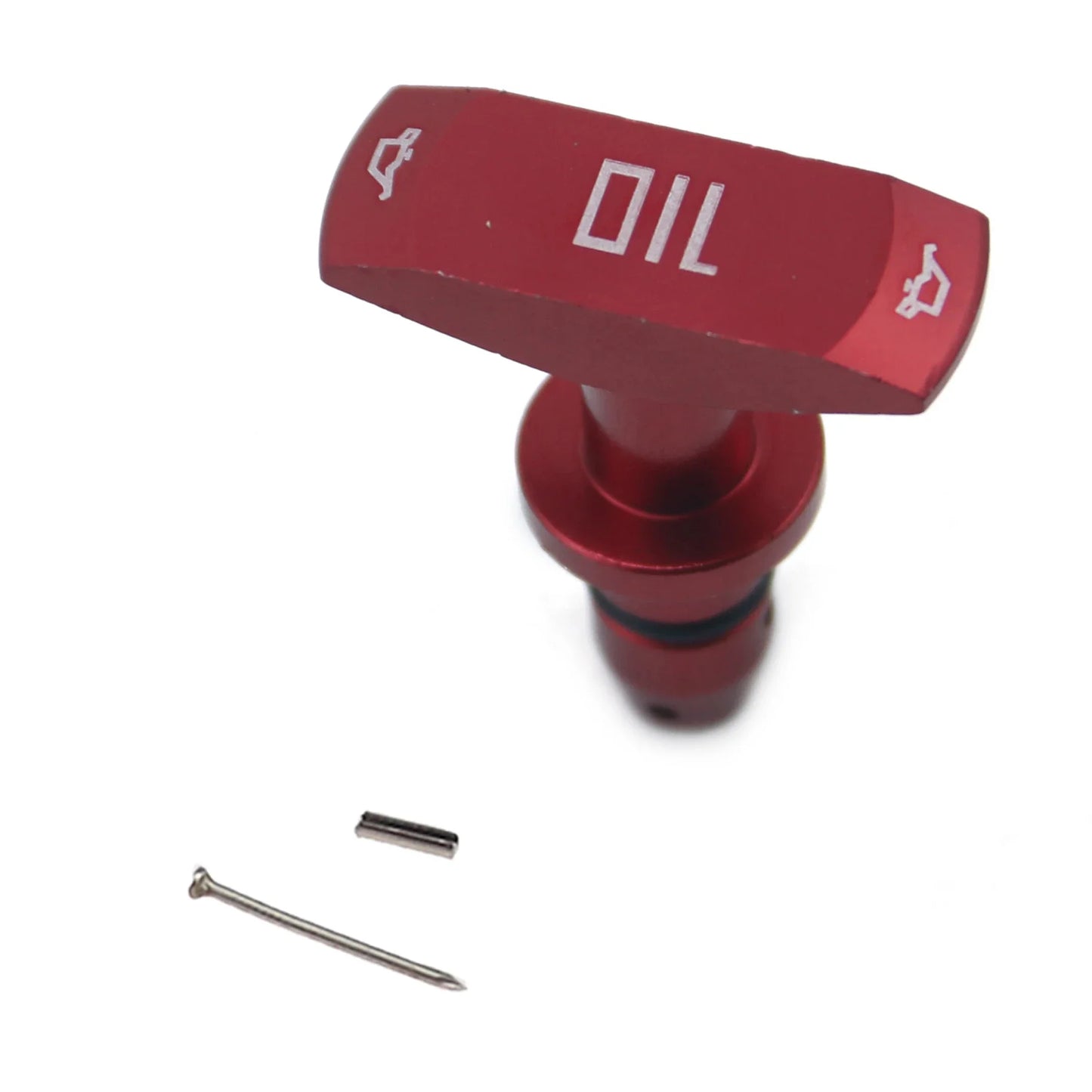 1PC Universal Car Oil Dipstick Pull Handle Engine Oil Pullhandle Aluminum Alloy Auto Replacement Modification Decoration