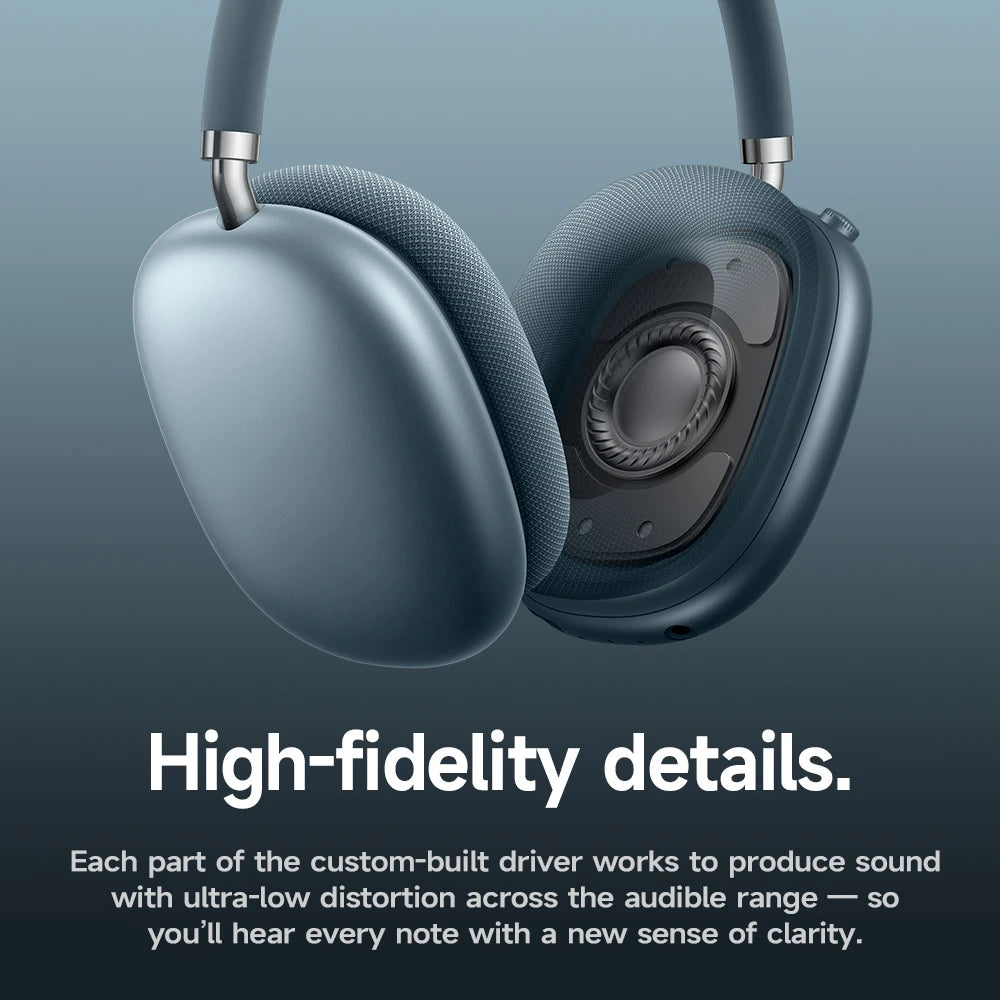 HOCO W65 Plus ANC Noise Reduction Bluetooth Headphones Over The Ear Wireless Big Earphone Hifi Sounds Sport Headsets With Button