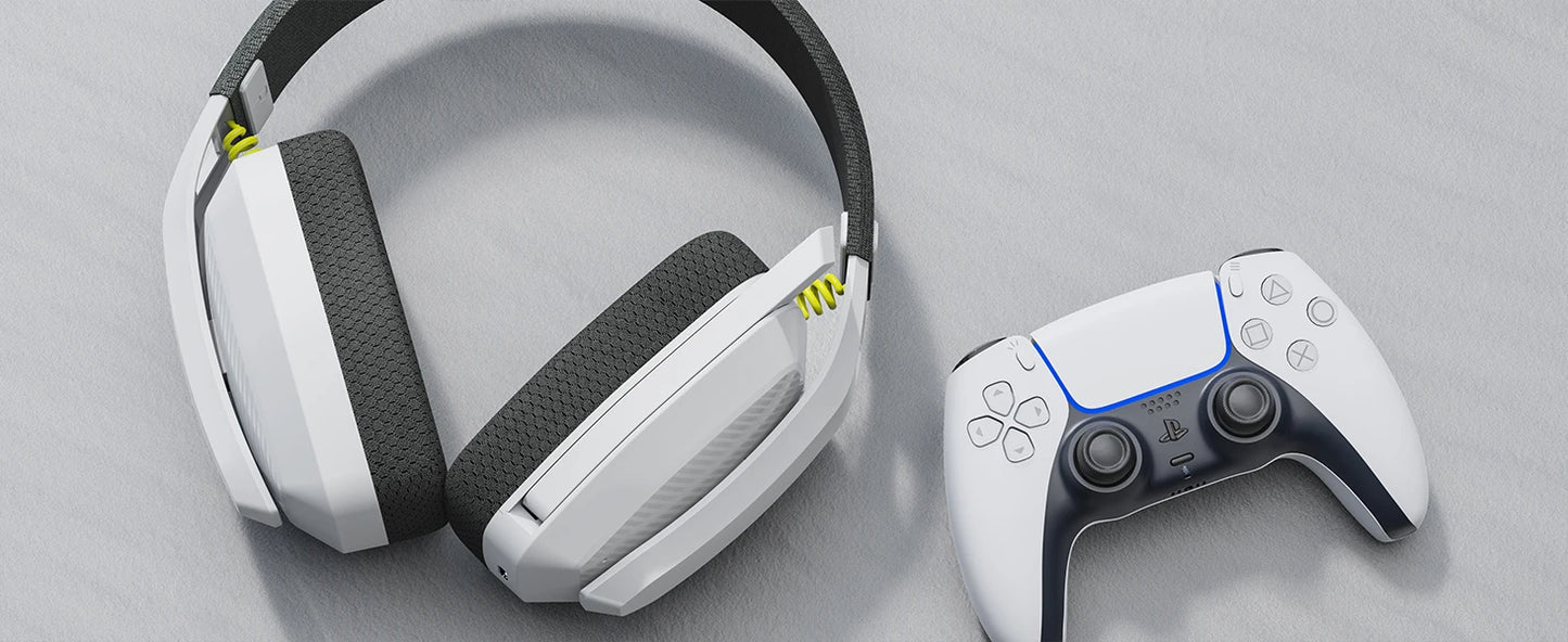 BINNUNE BW06 2.4GHz Wireless Gaming Headset with Mic for PS5 PS4 PC Mac Playstation Bluetooth Gaming headphone with Microphone