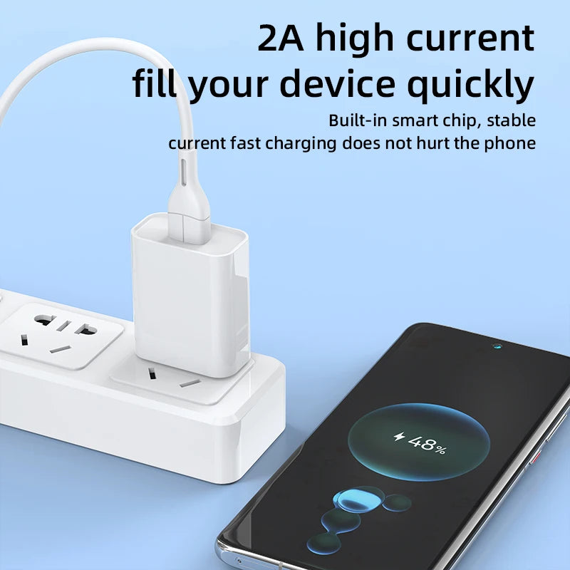 2A Fast Charging USB Charger Quick Charger 3.0 USB Wall Charger Power Adapters For iPhone 15 14 13 12 11 xr x 8 7 Samsung Xiaomi