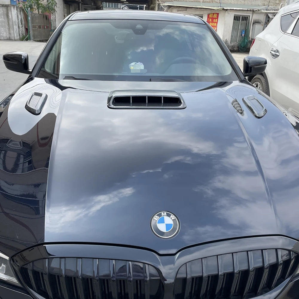 Car Tuning Hood Car Air Flow Intake Hood Scoop Vent Bonnet Decorative For BMW Audi Benz Car Air Intake 4x4 Accessories