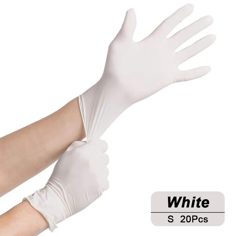 50/20PCS Multifunctional Waterproof, Anti-static, Durable Disposable Nitrile Gloves Suitable for Cooking Food Preparation Tools