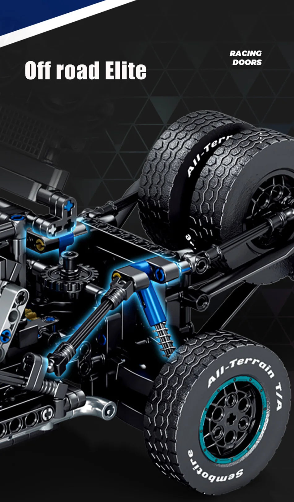 Technical Expert Off Road Sport Car Model Building Blocks City Mechanical Super Racing Vehicle Bricks Toys Children Gift 1341Pcs