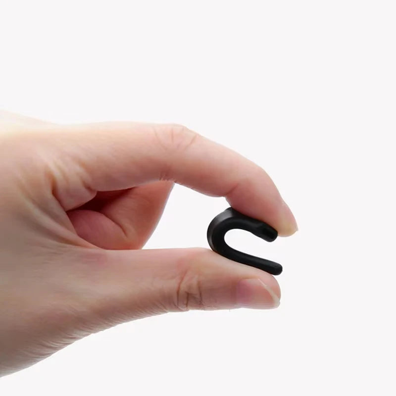 Silicone Anti-slip Ear Hooks Holder for Glasses Black/Transparent Elastic Eyeglasses Retainer Holders Eyewear Accessories