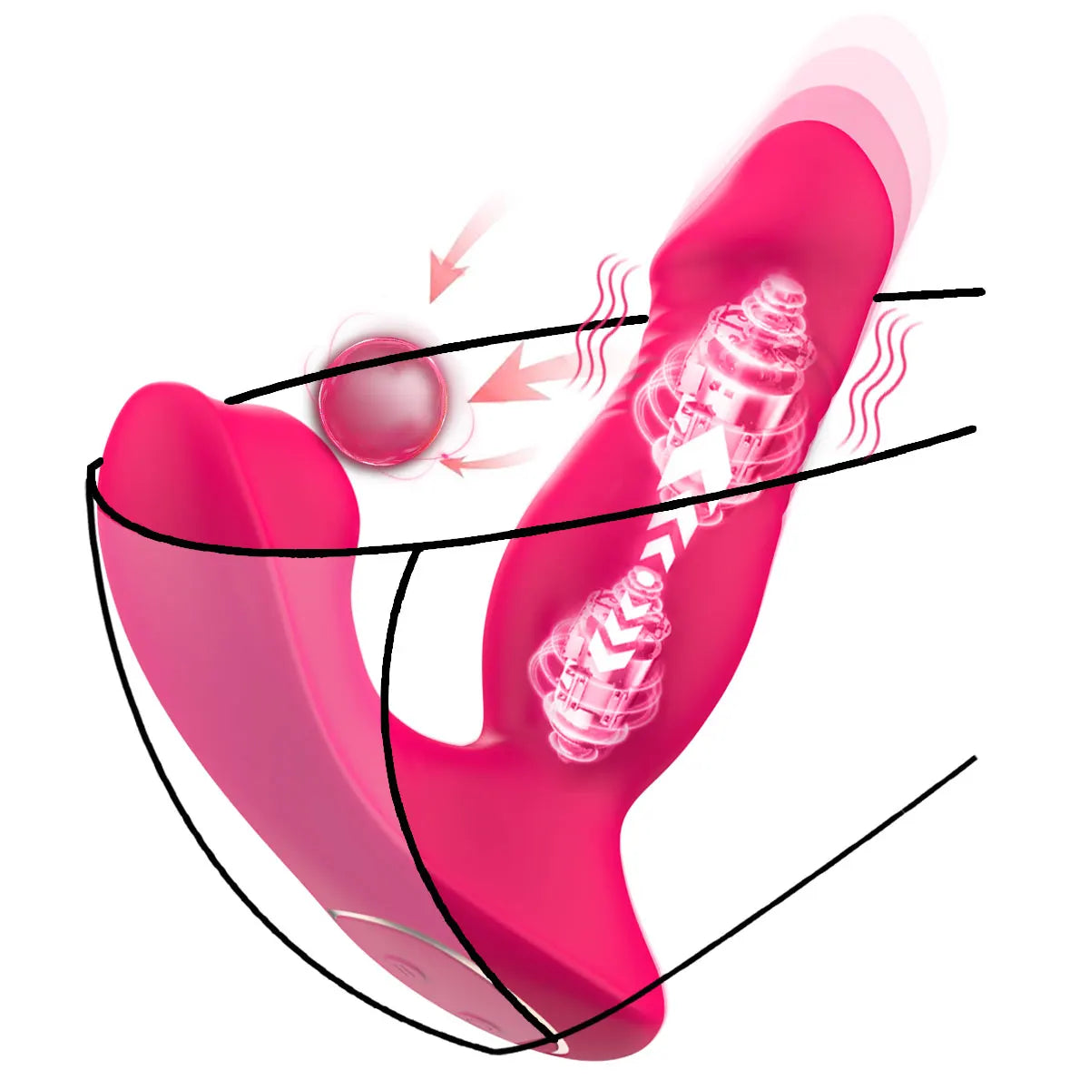 Push Suck Vibrator APP Suck Vibrator for clitoral G-spot stimulation Adult Sex Toys , Ideal for couples who want to flirt