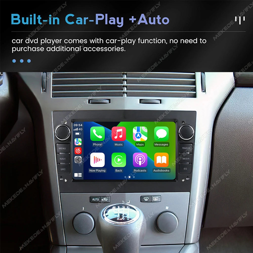 MEKEDE 2 Din Car Radio Multimedia For Opel Vauxhall Astra Antara Meriva Vivaro Combo Signum Vectra Corsa GPS Navigation Stereo
