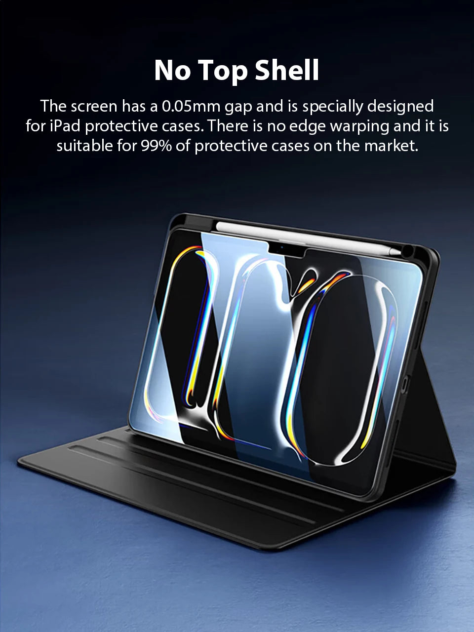 Tempered Glass Screen Protector For IPad Pro 12.9 12 9 11 13 inch 2024 Air 4 5 10th 7th 8th 9th Generation 10.2 Mini 6 9.7 Film
