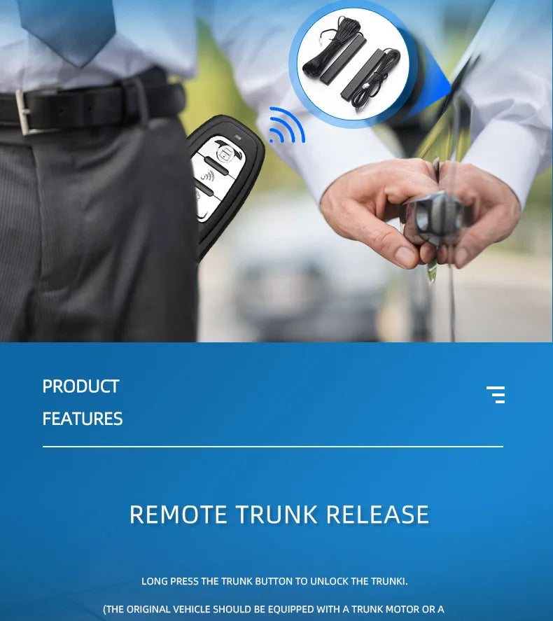 Car Alarm keyless entry start Systems Remote Central Door Lock Keyless System Auto Car SUV Anti-theft Tunning parts PKE