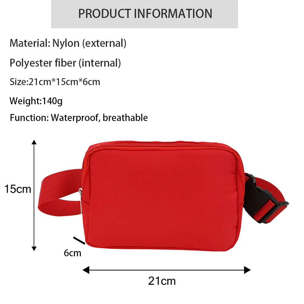 Men's and women's motorcycle waist bags outdoor sports waterproof breathable diagonal shoulder bags leisure travel belt bags