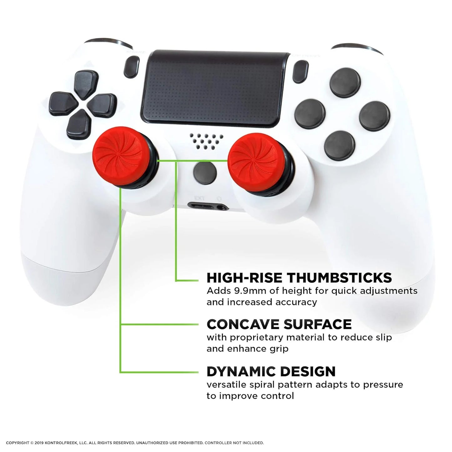Silicone cap FPS Freek Galaxy for Playstation PS4 High-Rise Analog Stick PS5 Joystick Controller Performance Command Stick Game