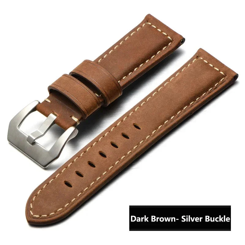 Quick Release Leather Straps for Huawei Watch 5 46mm GT 5 4 Quality Genuine Leather Band for Huawei Watch 5 46mm Accessories