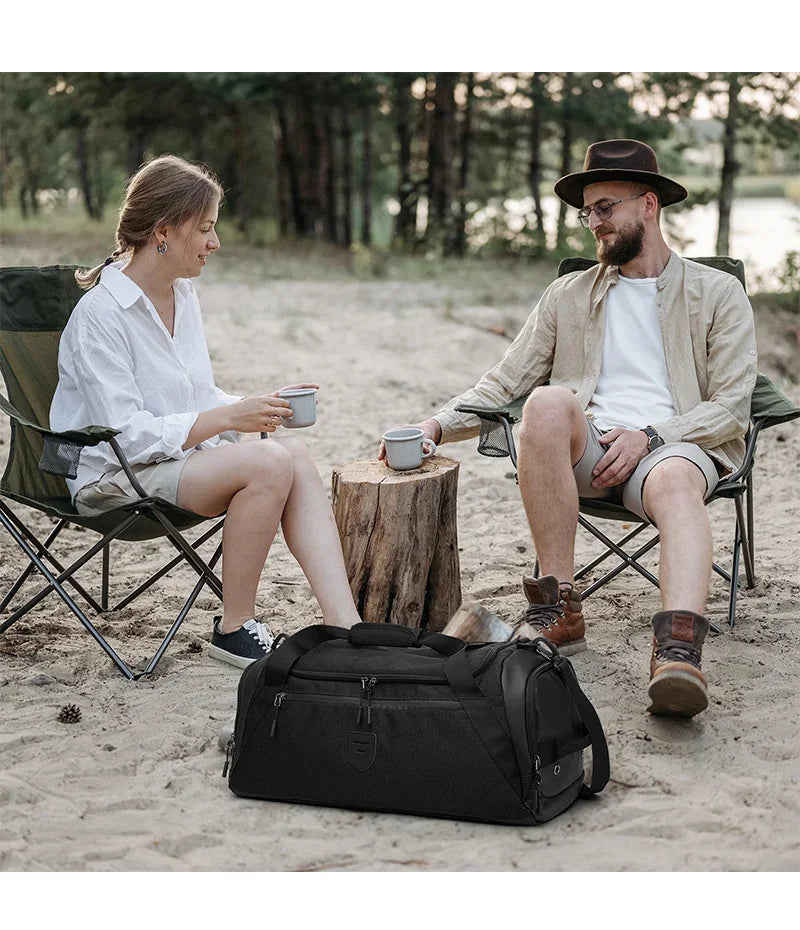 40L Sport Fitness Bag Dry Wet Separation Gym Bags for Men Women Outdoor Hiking Camping Travelling Yoga Fitness Bags