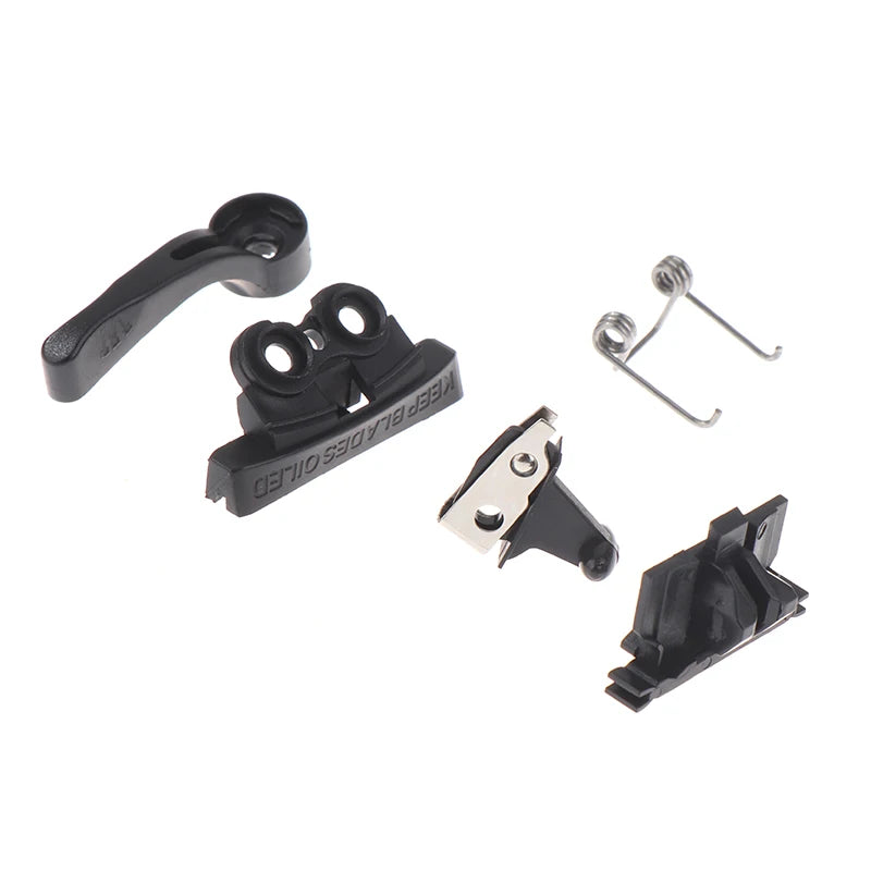 5Pcs Hair Clipper Swing Head Cover Switch Adjusting Rod Spare Parts For Electric Clippers 8591/8148