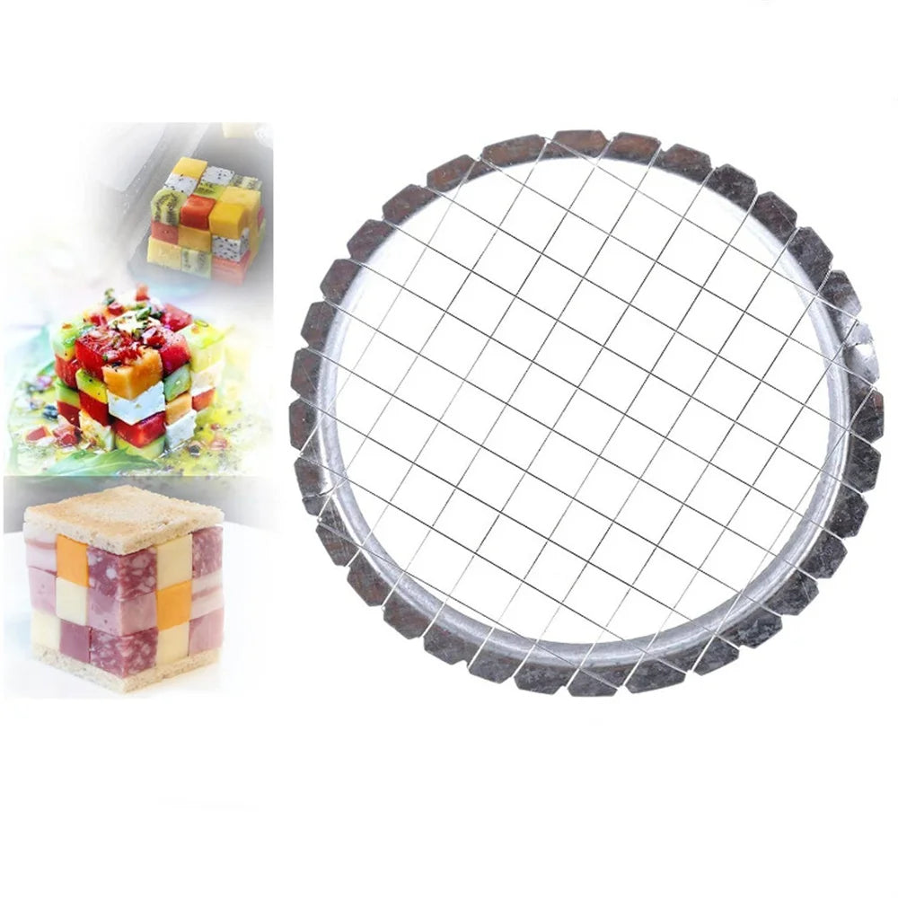 Stainless Steel Egg Slicer Cutter Cut Egg Device Grid For Vegetables Salads Potato Mushroom Tools Chopper For Kitchen Chopper