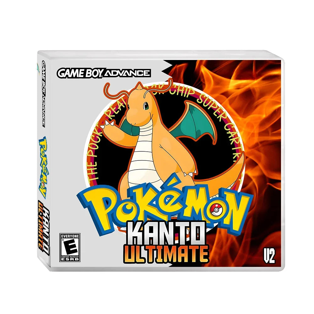 GBA RTC Pokemon  Real Clock  New Version 2.0 Game Card  Featured Popular English Games