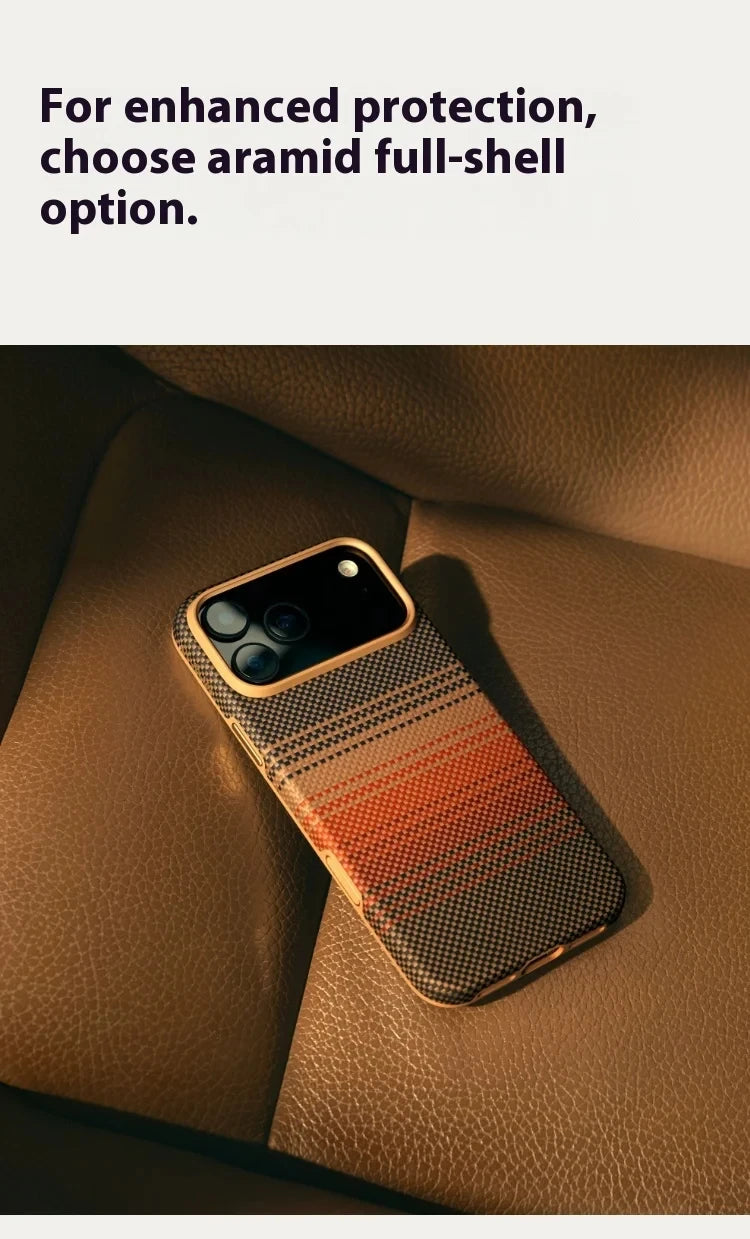 PITAKA Carbon Fiber Phone Protective Case for IPhone 17 Pro/Pro Max Magnetic Protective Case Mobile Phone Case Accessory Gift