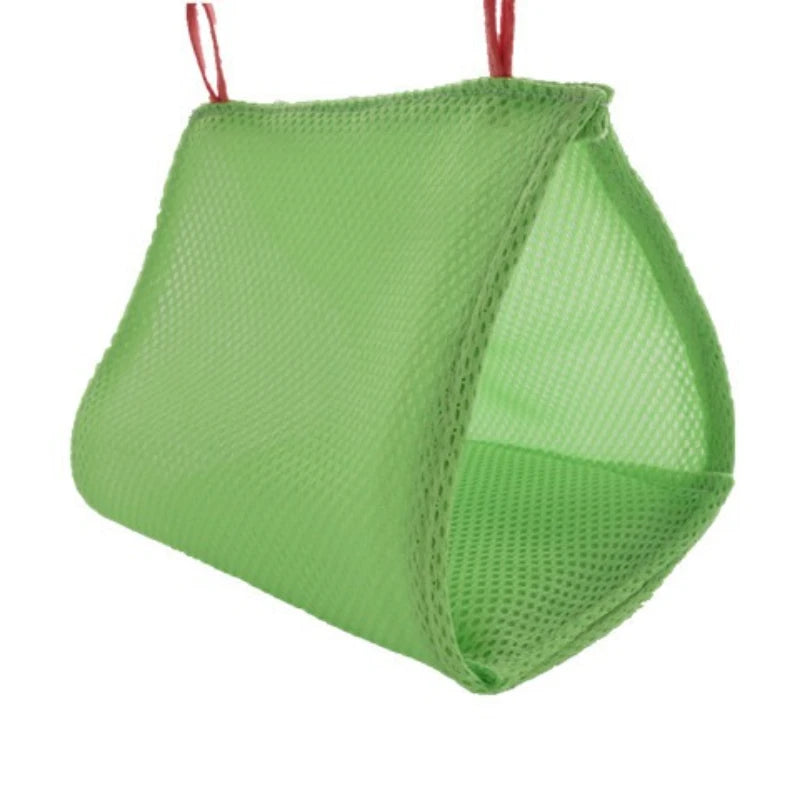 Summer Soft Mesh Bird Parrot Hammock Hanging Bed for Pet Cave Breathable Cage for Small Animals Hut Tent Toy House Pet Supplies