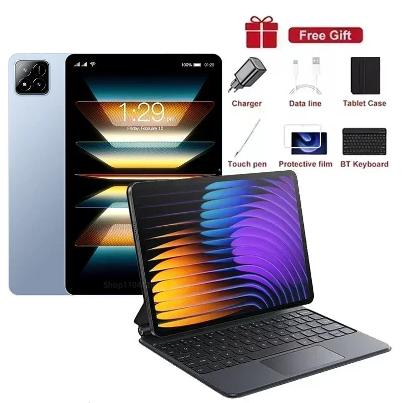 2025 NEW Original  Pad 7 Pro Tablet 11inch Snapdragon 8gen2 HD 4K Android 14 22GB+2TB 12000mAh 5G Dual SIM WiFi GPS Tablets PC