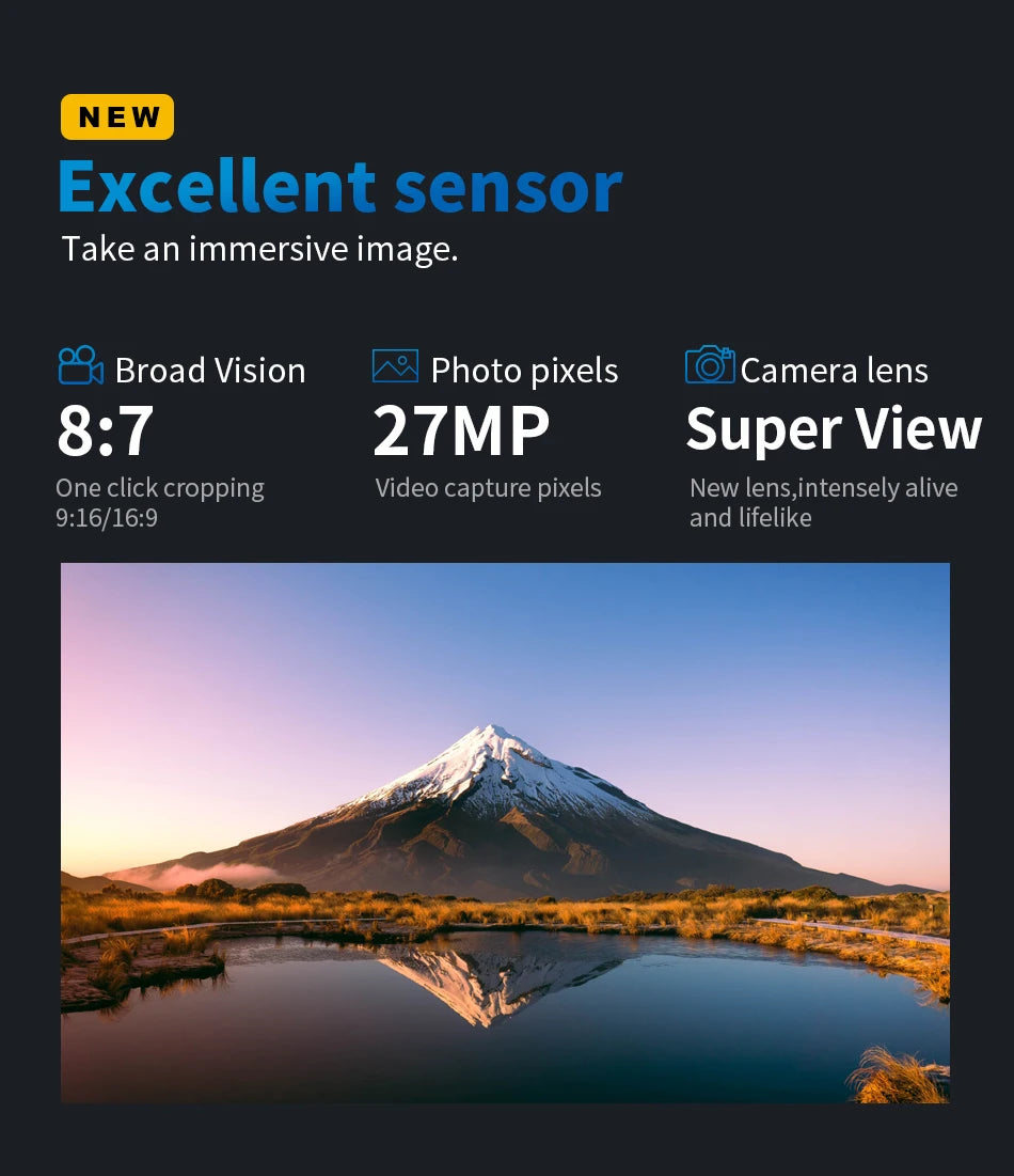 GoPro HERO11 Black Action Camera go pro11 27MP Photos GP2 5.3K60 + 2.7K240 24.7MP HyperSmooth 5.0 Video Sports Camera