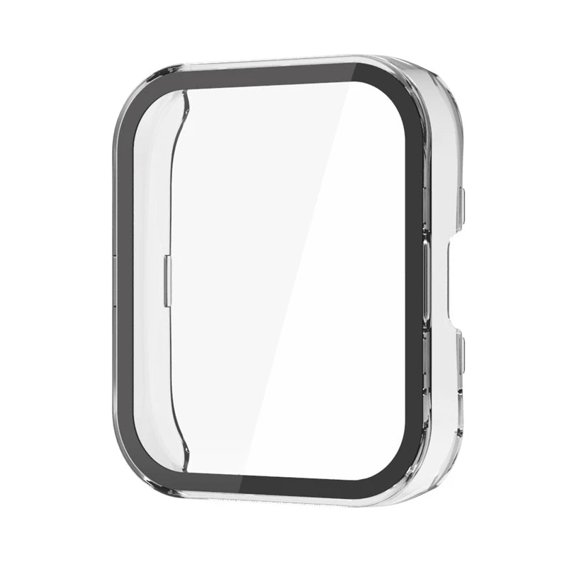Glass Case for Amazfit Bip 5 Hard PC All-around Bumper Protective Cover Screen Protector for Amazfit Bip5 Accessories