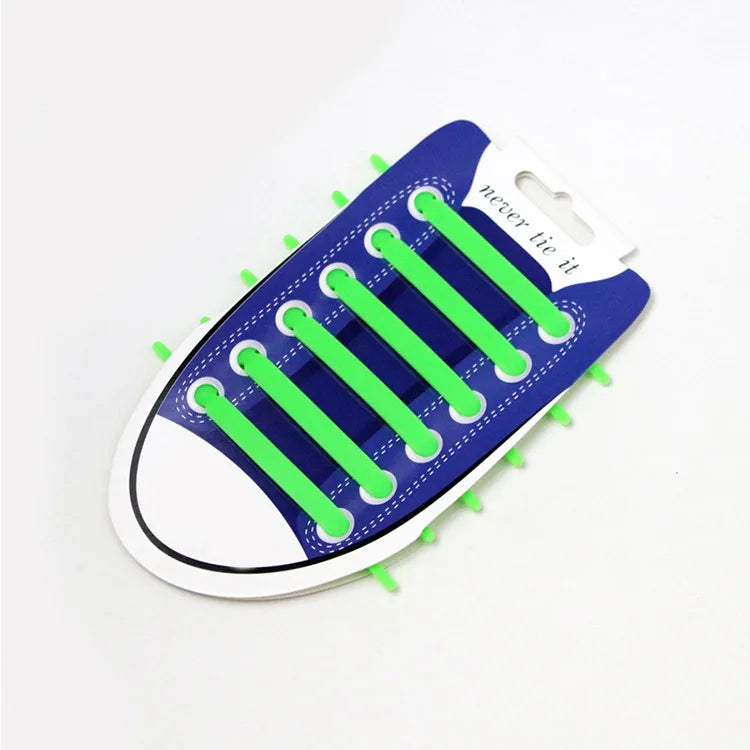 Adult elastic shoelaces, no tie, no tie, arrow shaped sports silicone shoelaces, lazy casual shoelaces