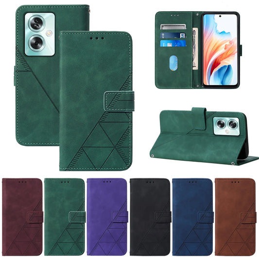Flip Wallet Magnetic Leather Case For OPPO A98 A96 A95 A94 A93 A92 A80 A79 A78 A77S A77 A76 A74 A72 A60 5G 4G
