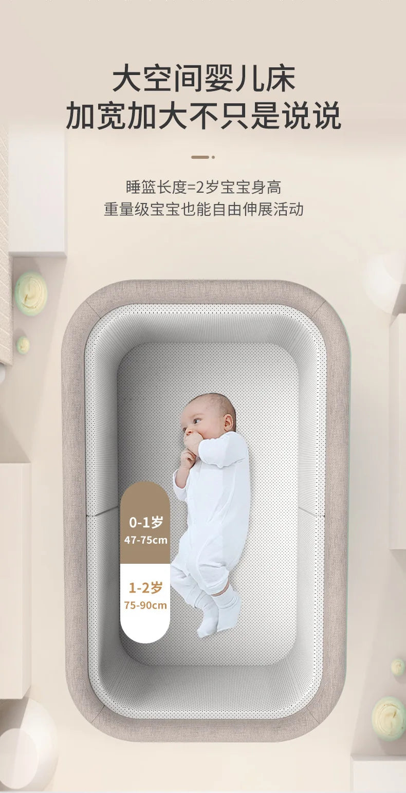 Babies Crib And Playpen Portable Baby Cot Playpen Travel Bed Multifunction Baby Crib Bed