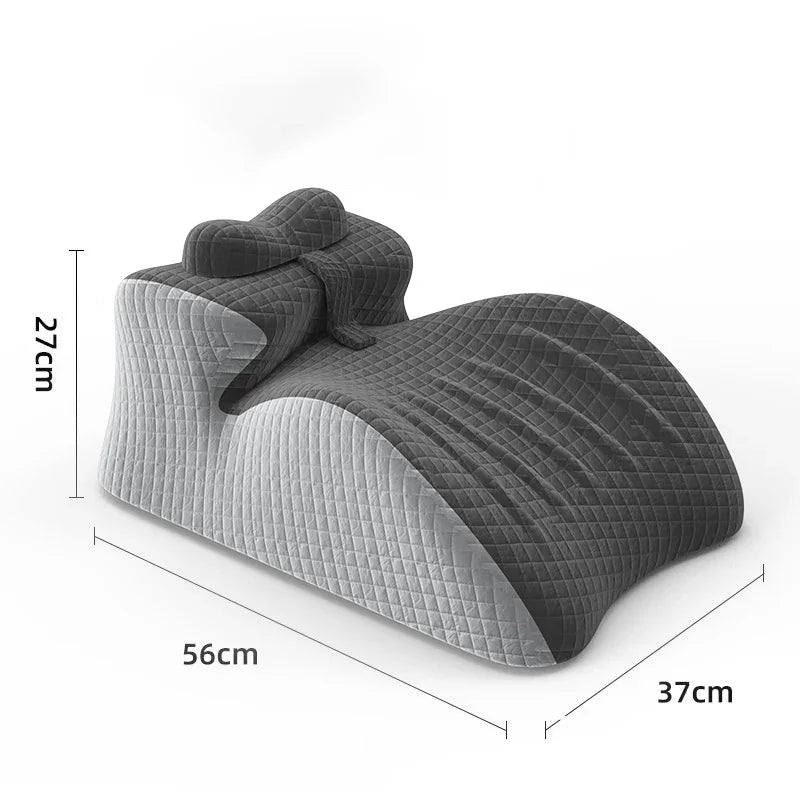 Intimacy Wedge Pillow for Couples Prone Pillow for Sleeping Reading Pillow for Bed Ergonomic Support for Back Pain Removable