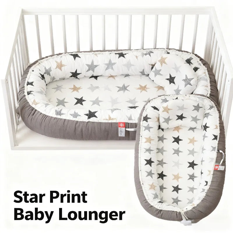 2025 Breathable Detachable and Washable Portable Baby Bassinet - Bionic Travel Crib