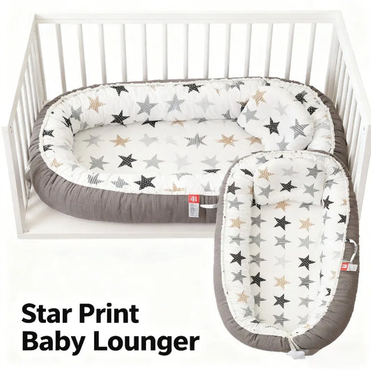 2025 Breathable Detachable and Washable Portable Baby Bassinet - Bionic Travel Crib
