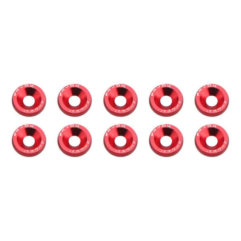 Car modification JDM screw gasket M6 gasket screw single-layer gasket decoration universal