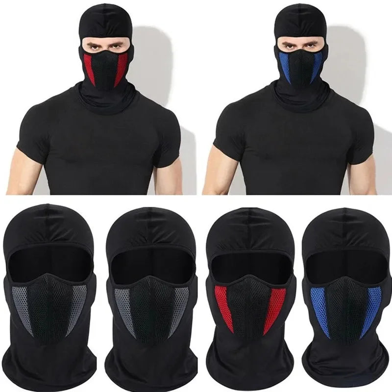 Motorcycle Full Face Mask Balaclava For Men & Women, Breathable Weather- Resistant Riding Sports Mask