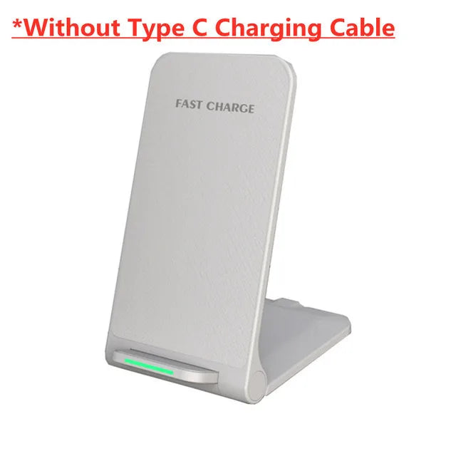 200W Wireless Charger For iPhone 14 13 12 Pro Max 15 Phone Stand Fast Charging Charger for Samsung Note 20/10 S21 Ultra Foldable