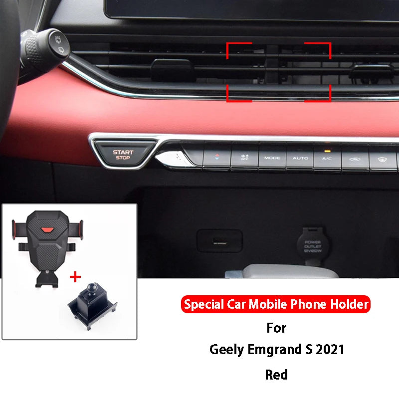 360 Rotate Degree Phone Car Holder Mount Dashboard Mobile Phone Holder GPS Car Stand For Geely ICON Emagrand Emagrand S/L