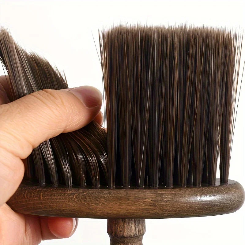 Walnut Wood Coffee Grinder Cleaning Brush - Soft Bristle, Multi-Use For Keyboards, Laptops, Cameras & Car Interiors