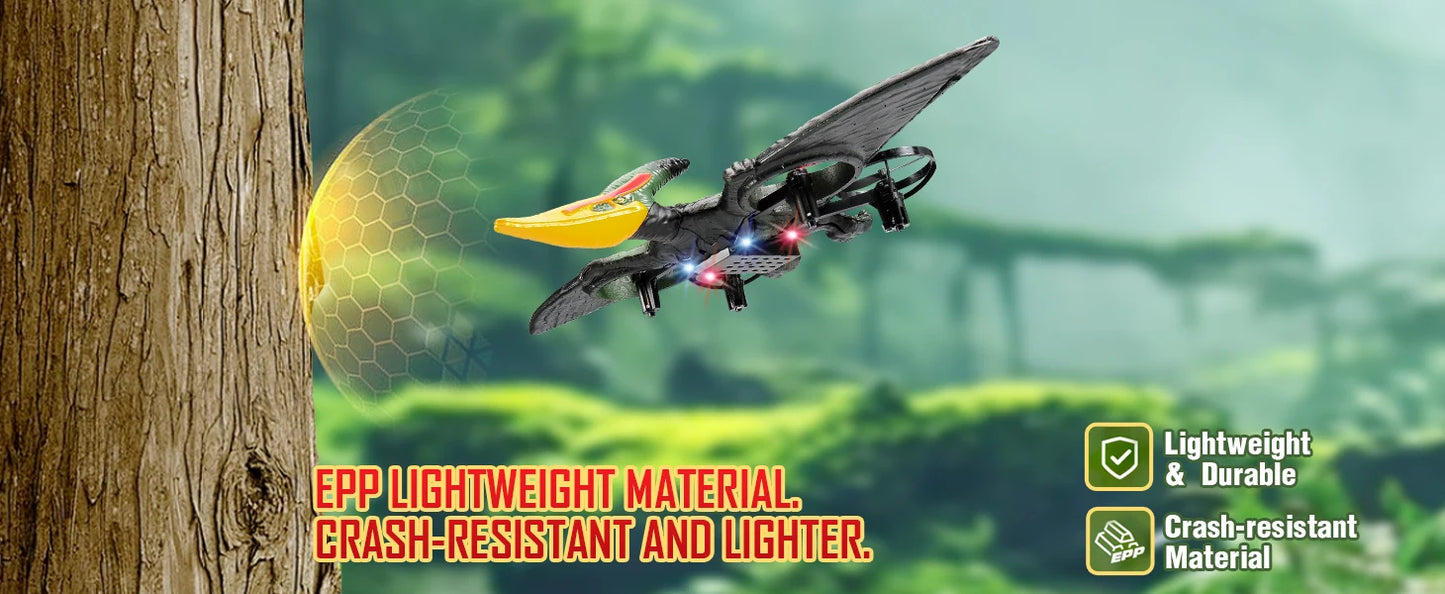 L0712 RC Plane 2.4G Remote Control Aircraft Gravity Sensing Helicopter Glider with Light EPP Foam Fighters for Boys Children