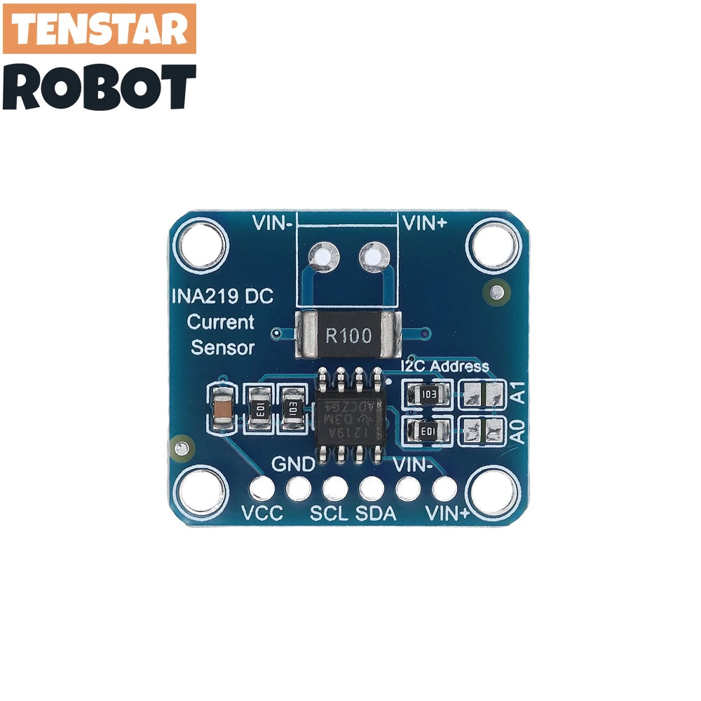 TENSTAR 3pcs INA219 Module DIY 3V-5V IIC I2C MCU-219 Bidirectional Current Power Supply Monitoring Sensor Module