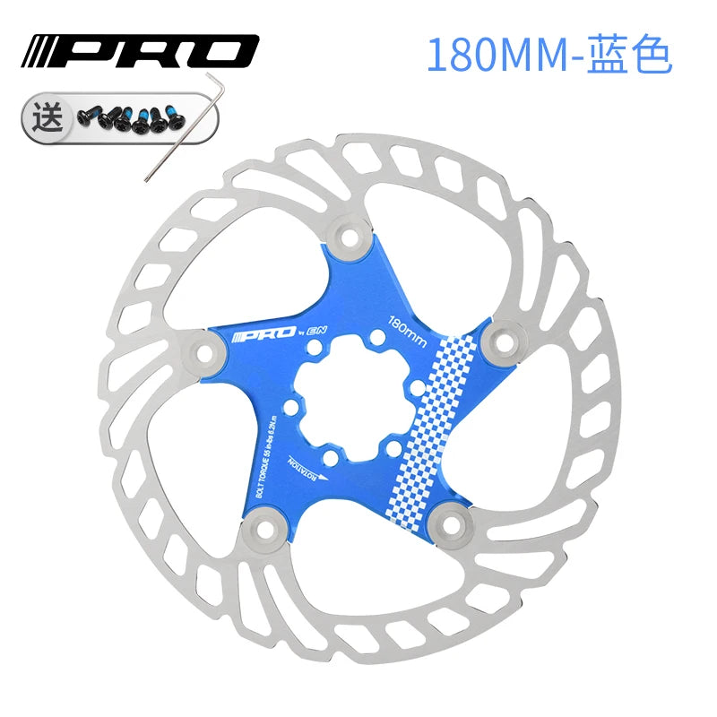 IIIPRO MTB Cooling Disc Brake Heat Dissipation  6 Inch 140/160/180/203mm Rotor Down Hill Floating Bicycle Brake Rotor