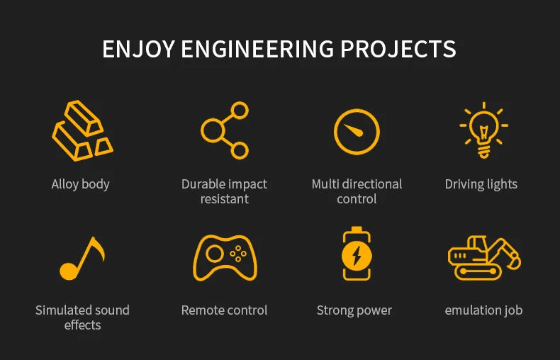 2024 New 11CH RC Excavator 1:20 Remote Control Truck 2.4G RC Crawler Engineering Vehicle Excavator Truck Radio Control Toys Gift