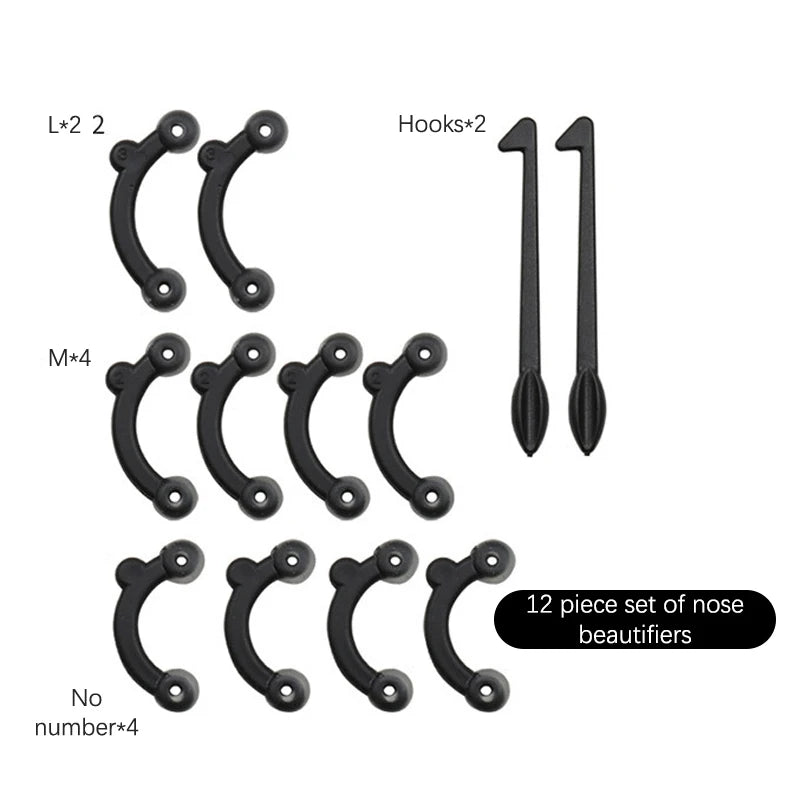 1set Nose Up Lifting Nose Shaper Lifter Nose Slimmer Nose Corrector Nose Bridge Straightener Beauty Tool 3 Size Pain Free
