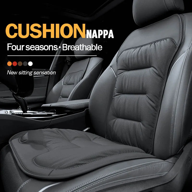 Four Seasons Universal Car Seat Cover Breathable Leather Car Seat Waist Cushion Covers Auto Interior Seats Interior Accessories