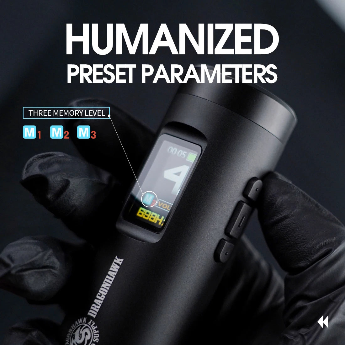 Dragonhawk X7 Wireless Tattoo Machine Pen Brushless Motor  Replaceable Mastlabs Battery Makeup Permanent Tattoo Supply