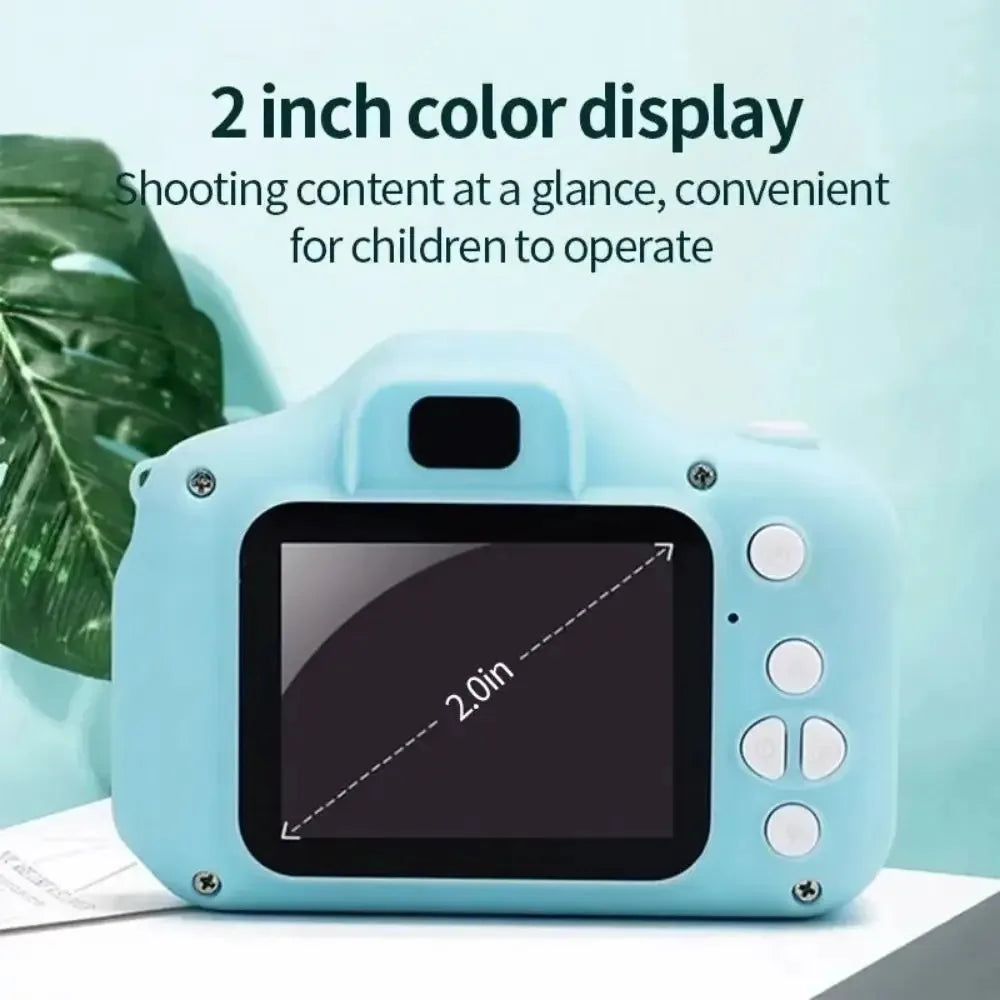 Children's Camera HD 1080P Screen Camera Video Waterproof Toy 8 Megapixel Kids Cartoon Cute Camera Outdoor Photography Toys