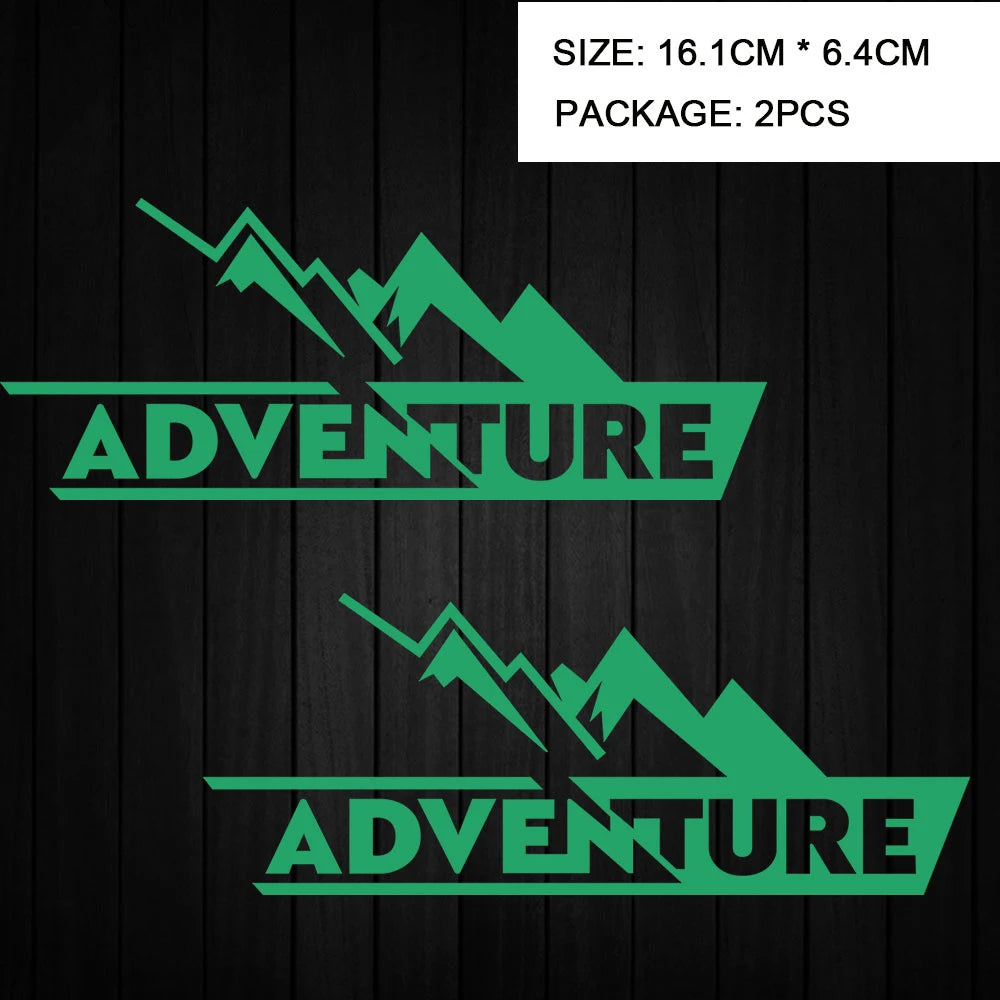 Motorcycle Top Box Reflective Adventure Stickers for Honda Africa Twin BMW GS 1200 1250