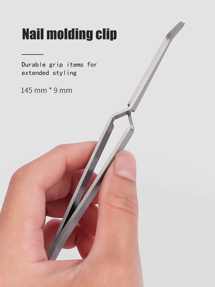 1Pc Multifunction Stainless Steel Nail Art Shaping Tweezers Cross Nail Clip Manicure Tools Fashion New Nail Art Tool