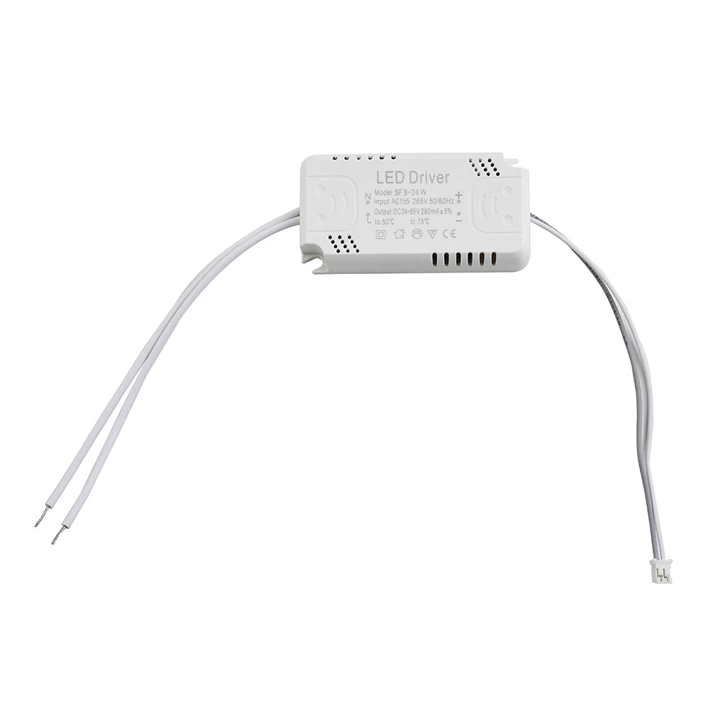 LED Driver Adapter 240-300mA 8-24W 24-40W 40-60W 60-80W AC165-265V Lighting Transformer Panel For Led Lights