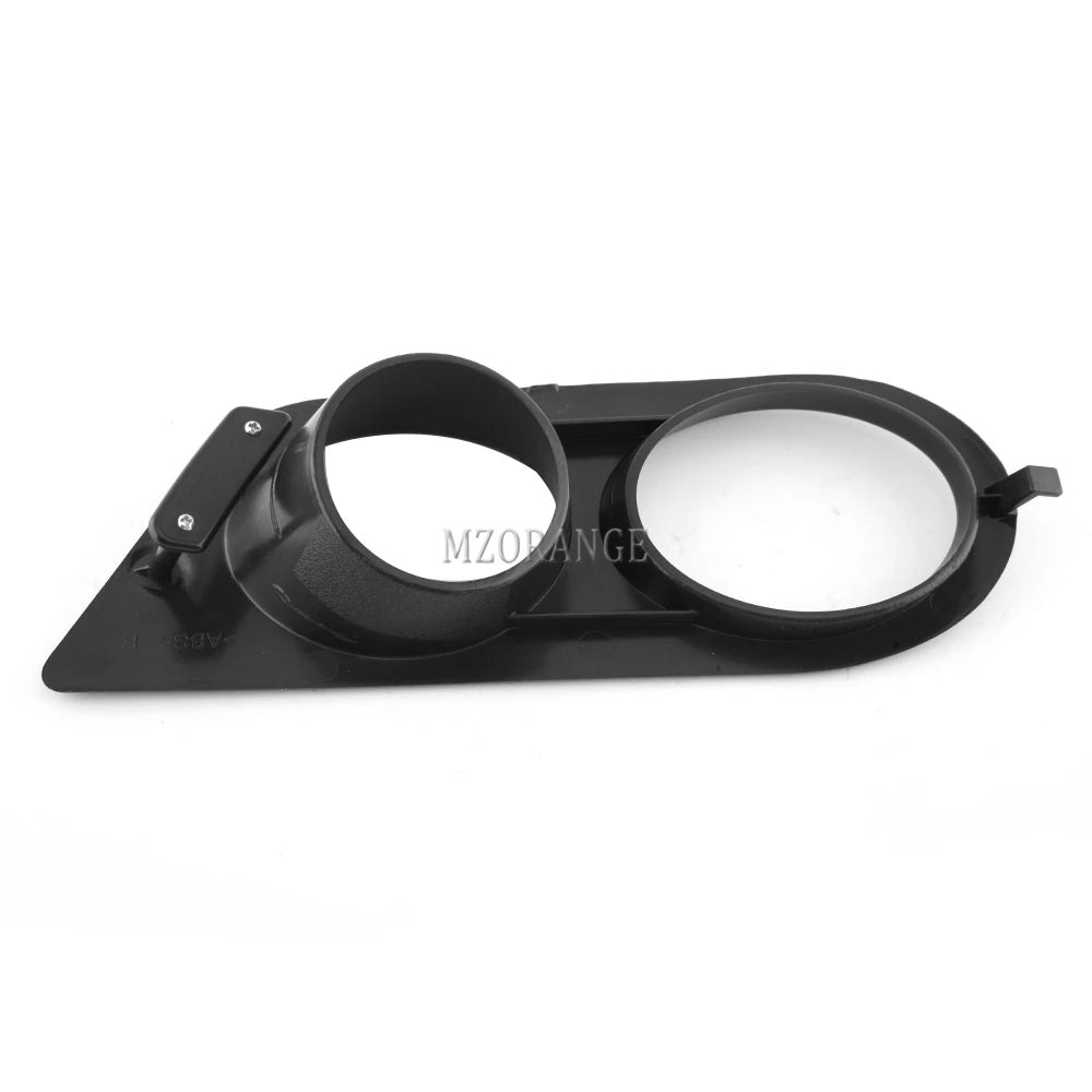 Carbon Fiber Fog Light Cover for BMW E46 M3 2001-2006 Glossy Black Fog Lights Grill Frame Surrounds Air Duct Fog Lamp Hood