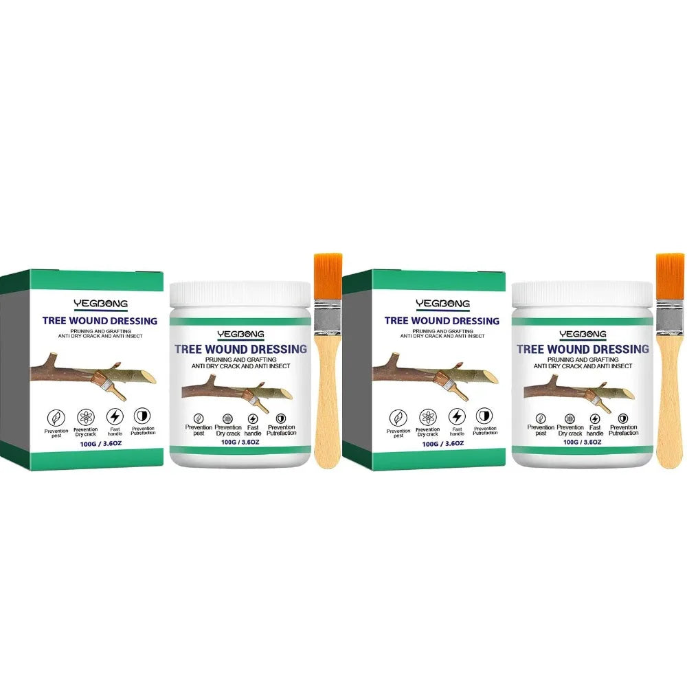 100g Tree Grafting Paste Tree Wound Paste Smear Agent Tree Pruning Sealer Plant Saw Cuts Coating Pruning Heal Wound Repair Tools